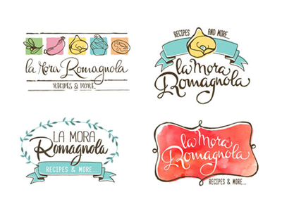 La Mora Romagnola - step 3 brand calligraphy food food blogger hand drawn italian food italian kitchen logo logotype recipe