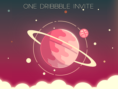 One Planetary Dribbble invitation