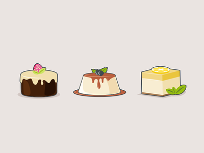 Sweet Icons cake cheesecake chocolate confectionery creme caramel food icon icons mousse pastry shop sweet vector
