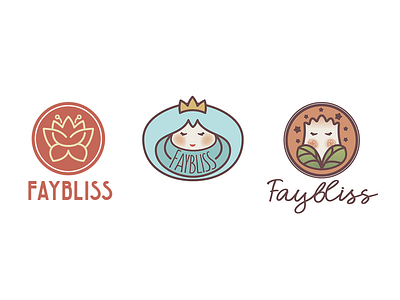 Faybliss - 1 artisan artisanal arts and crafts branding decoration fairy fantasy flower blossom logo logo design mug princess vector