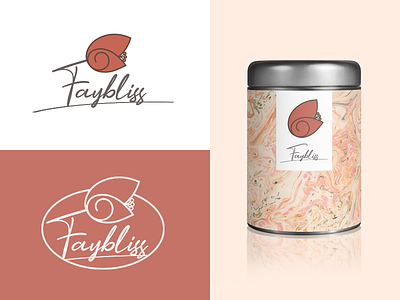 Faybliss final artisans brand identity fairy flower logo handmade logo logo 2d logo design logotype