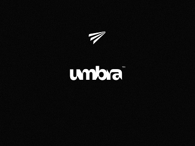 Umbra Logo black branding color design logo logodesign shadow style
