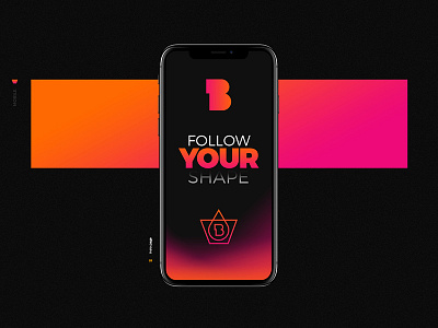 BUNT Design! Follow Your Shape color desktop gradient iphone logo responsive shape ui ux
