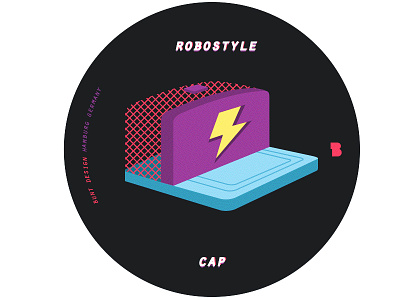 Robostyle CAP cap flash glasses gradient pixel png robot style