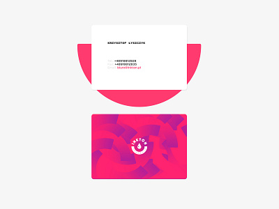 Inkton Bussines Card design branding bussiness card color contrast design ink logo red texture