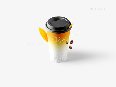 8 Spray Time To Coffee coffee cup logo mug texture