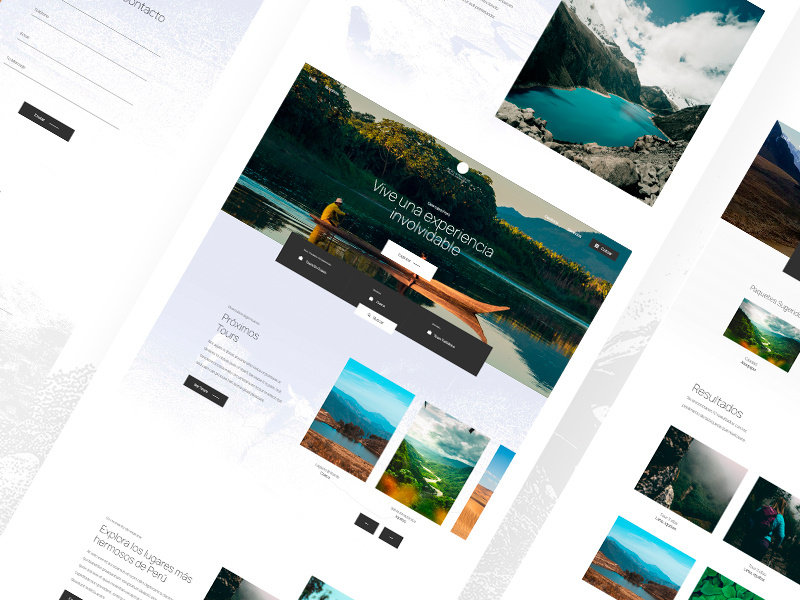 Perú Atractivo | Travel Agency sayrin ux ui peru diseño chile diseño web agencia de viajes travel agency