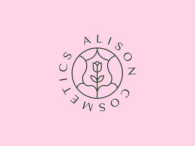 Alison Cosmetics logo brand design brand identity graphic design logo logo design logodesign logotype