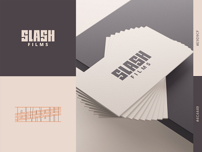 Slash Films Logo brand design brand identity branding dribbble graphic design graphicdesign logo logo construction logo design logodesign logomark logotype visual identity wordmark