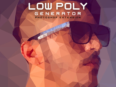Low Poly Generator Photoshop Extension extension illustration low poly art low poly generator low polygon photoshop vector art
