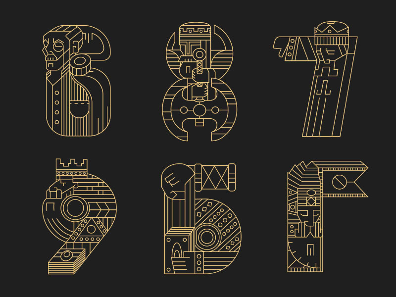 Rulers (letters) 4 viking typography rulers letters lettering kings king crown 36daysoftype
