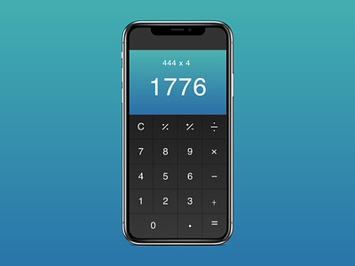 Classic Calculator Mobile App adobexd dailyui mobile ui ui uidesign ux uxdesign