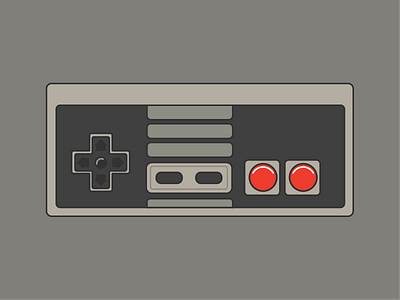 NES Throwback game illustration lineillustration nes nintendo throwback video