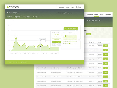 Metrics Portal Dashboard