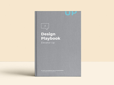 Design Playbook bookcover design editorial playbook