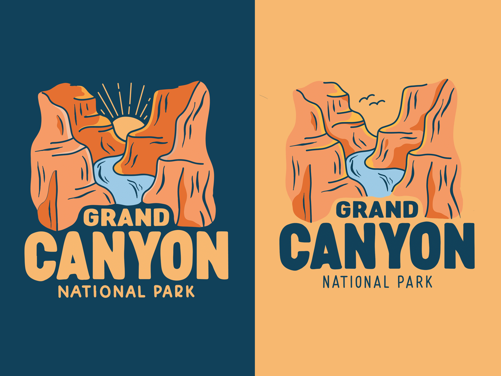 Grand Canyon National Park by Jen Bancino on Dribbble