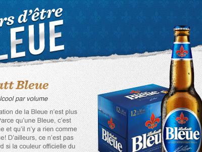 Labatt beer facebook interface labatt layout redesign tab ui webdesign