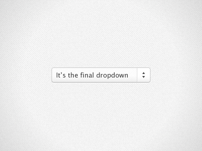 The final dropdown ♬