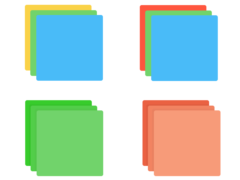 Color Palette/Icon Design palette icon flat stack files share broadcast beacon color bright