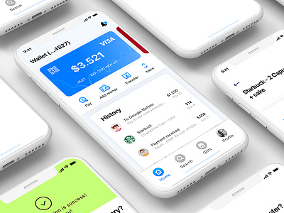 Mobi Wallet - 2018 Design Trends e wallet mobile banking