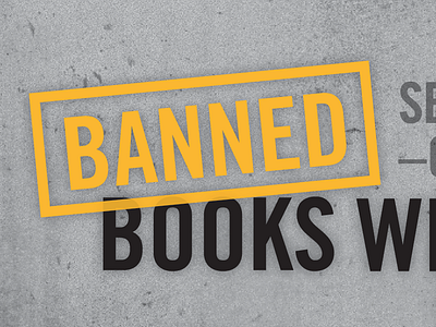 Banned banned banned books books slcpl typography