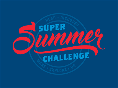 Super Summer Challenge 2016 2016 identity logo script slcpl ssc