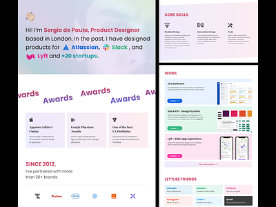 Product Designer - Portfolio Website portfolio design web design figma design website app figma ui ui  ux design design