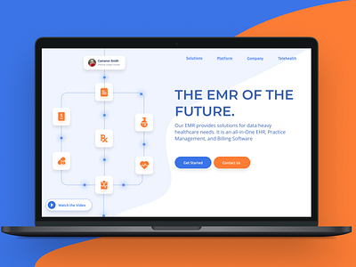 EHR Landing page