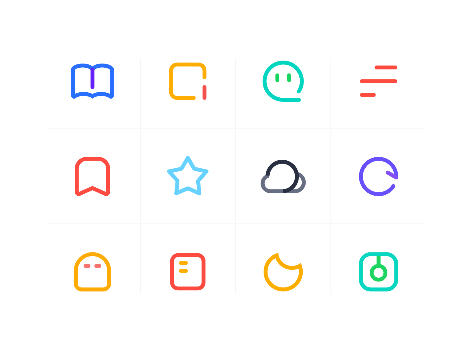 Icon exercise #2 by 元否的工作坊 on Dribbble