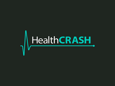 Health Crash Logo Design branding design flat health logo medical minimal vector