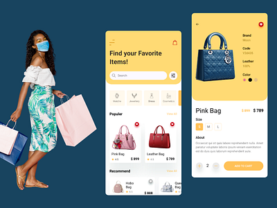 Shopping APP UI app design mobile app ui