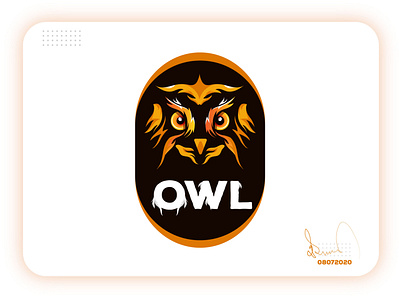 Owl Illustration 3d agency app branding clean design illustration typography vector web
