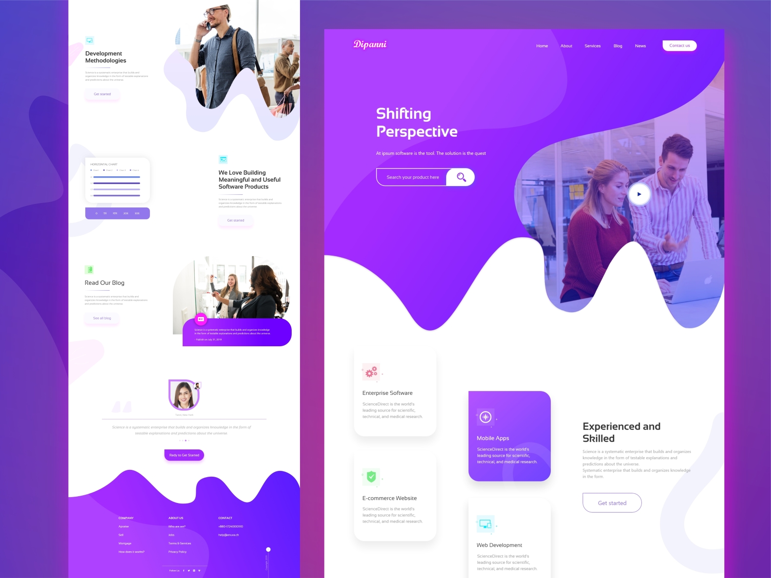 NEW LANDING PAGE by Abdullah Al Emon on Dribbble