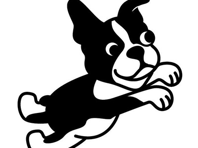 Meekoillustration boston terrier dog illustration