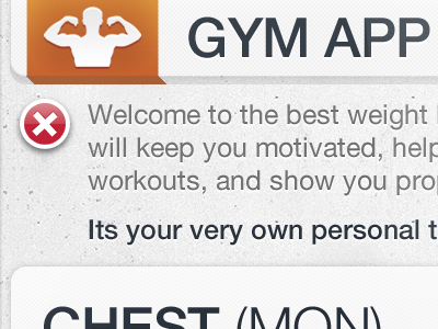 Workout App '3 app application flex gym icons iphone muscle workout