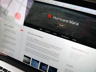 Maria about hurricane ijr independent journal review infographic live maria tracker ui ux