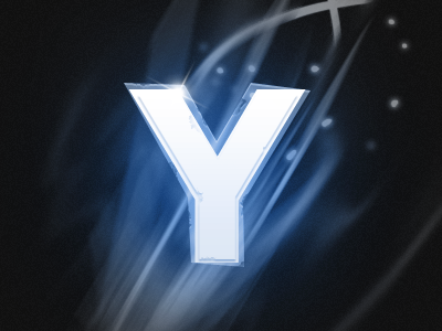 Y.4.Yeineken blue detail gfx glow grunge logo shine type face y yeineken