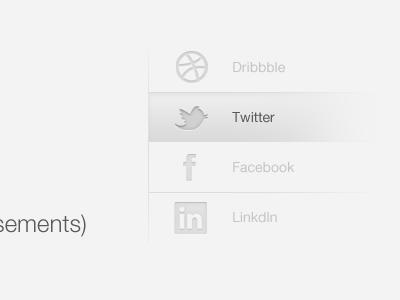 Social Interaction dribbble facebook gradient linkedin social twitter