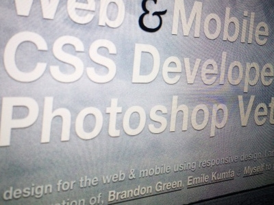 One Last Revamp blog css developer mobile photoshop portfolio redesign web