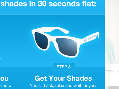 Shades blue glare glasses icon shades step steps