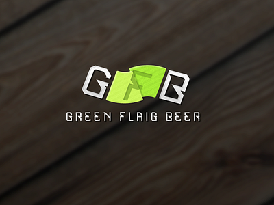 GFB - Green Flaig Beer beer flag green logo waving