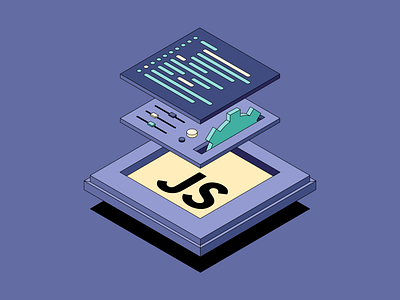 Automated testing of web applications in JavaScript application flat illustration isometric isometric illustration isometry javascript js minimal pantone vector very peri veryperi web