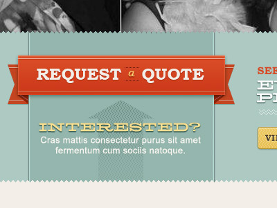 Request A Quote blue button photo photography ribbon rochester texture ui