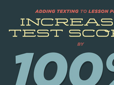 Texting Facts 101 blue facts pink remind remind101 salmon typography yellow
