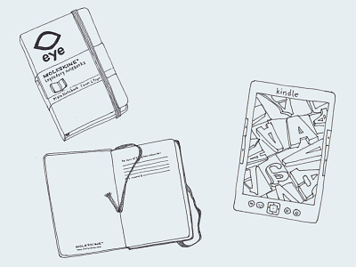 Suitcase Contents Line Drawings