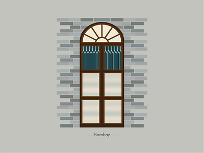 Bombay Window bombay illustration the window project window