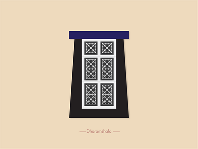 Dharamshala Window dharamshala illustration the window project window