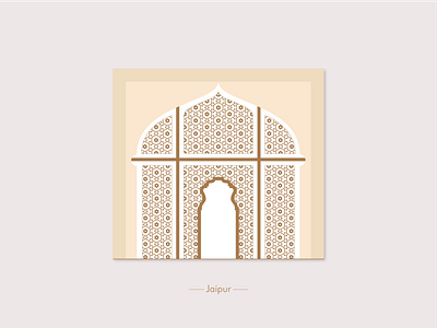 Jaipur Window illustration jaipur jali window the window project window