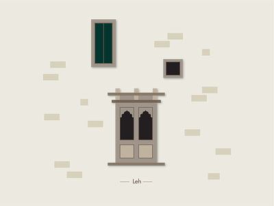 Leh Window illustration leh the window project window