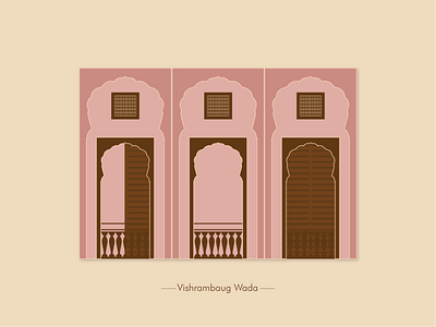 Pune Vishrambaug wada Window illustration pune the window project vishrambaug wada vishrambaug wada window